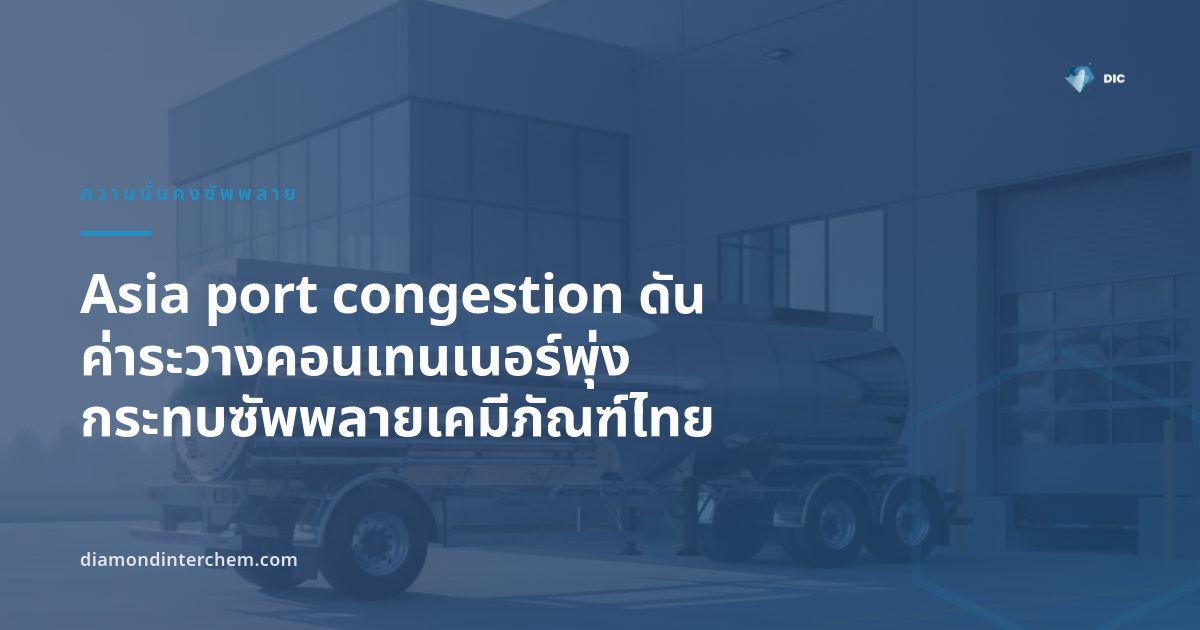 ท่าเรือคอนเทนเนอร์แออัดในเอเชียสะท้อนภาวะ Asia port congestion ปี 2026